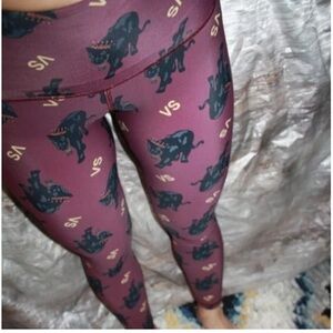 Victoria's Secret Monogram Panther Leggings